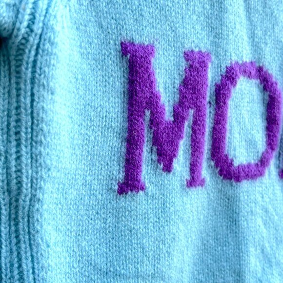 Alberta Ferretti Monday Cashmere Sweater 2 XS Rainbow Week Day ASO Amal Clooney - Picture 8 of 16